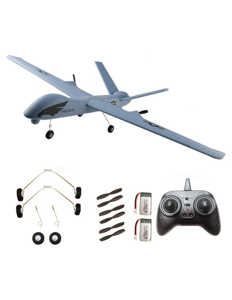 Avión RC Predator 2.4GHz 2 Canales con Giroscopio 660mm Avión RC Predator 2.4GHz 2 Canales con Giroscopio 660mm