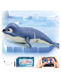 Juguete de piscina RC Sello CX 6604 Azul 3 en 1 Anfibio