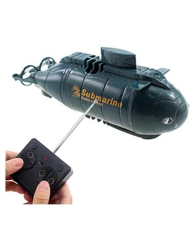Submarino RC Control Remoto Tipmant Azul 12.7 cm Juguete