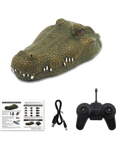 Barco RC GoolRC V002 Cocodrilo Eléctrico 1.17 kg para Piscinas