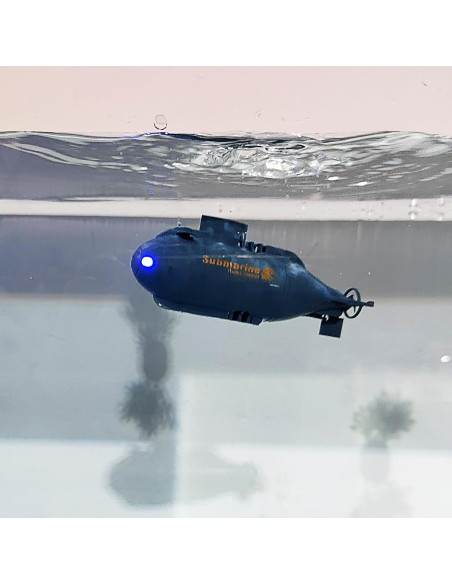 Submarino RC Control Remoto Tipmant Azul 12.7 cm Juguete