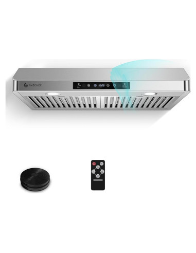 Campana Extractora AMZCHEF 30 Pulgadas Acero Inoxidable 750CFM