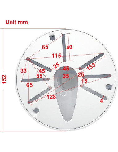 Soporte de Pared para Cámara de Seguridad CTXSumTec 25x10x3cm