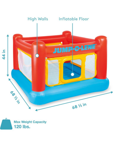 Casa Inflable Jump-O-Lene Intex 173.99x173.99 cm para Niños