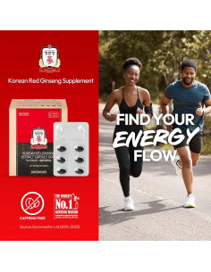 Cápsulas de Ginseng Rojo Coreano KGC - 600mg, 150 Unidades 2