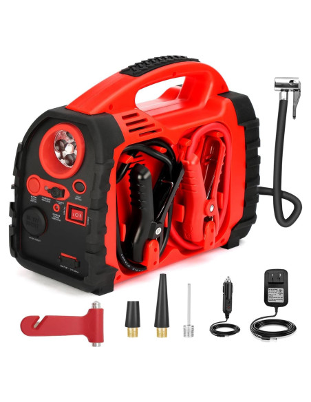 Arrancador de Batería Acetek HH-625C 1000A con Compresor Arrancador de Batería Acetek HH-625C 1000A con Compresor