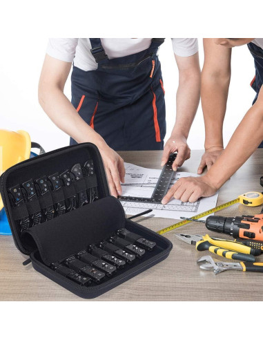 Estuche para Cuchillos de Bolsillo HERSENT 14 Ranuras Negro