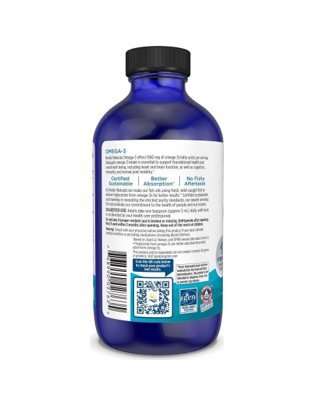 Aceite de Pescado Omega-3 Nordic Naturals 236.6 ml Limón Aceite de Pescado Omega-3 Nordic Naturals 236.6 ml Limón