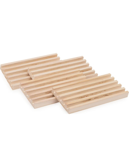 Soportes de Dominó de Madera Spin Master - Juego de 4 Bandejas Soportes de Dominó de Madera Spin Master - Juego de 4 Bandejas