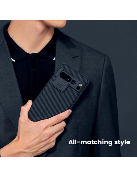 Funda Nillkin para Google Pixel 8 Pro - Protección Mejorada, Negro Funda Nillkin para Google Pixel 8 Pro - Protección Mejorada, Negro
