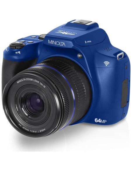 Cámara Digital Minolta MNB10Z 64MP 4K Zoom 10x Azul Cámara Digital Minolta MNB10Z 64MP 4K Zoom 10x Azul