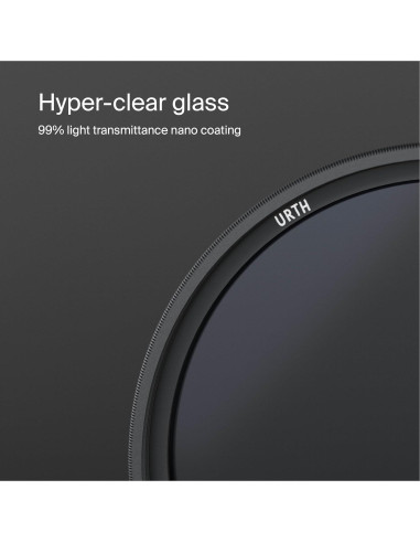 Filtro UV 37mm Urth - Ultra Delgado, 8 Capas de Protección