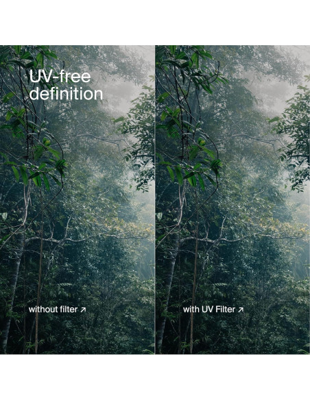 Filtro UV 37mm Urth - Ultra Delgado, 8 Capas de Protección Filtro UV 37mm Urth - Ultra Delgado, 8 Capas de Protección