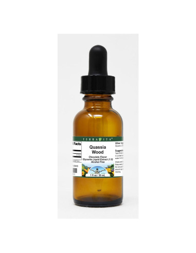 Extracto Líquido de Madera de Quassia TerraVita 29.57 ml Sabor Chocolate