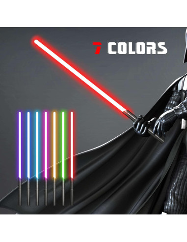Sable de Luz RGB 72.9 cm Reversible USB Recargable Metal