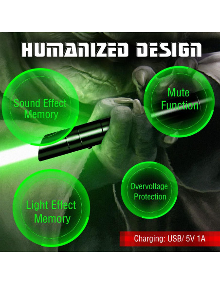 Sable de Luz RGB 72.9 cm Reversible USB Recargable Metal Sable de Luz RGB 72.9 cm Reversible USB Recargable Metal