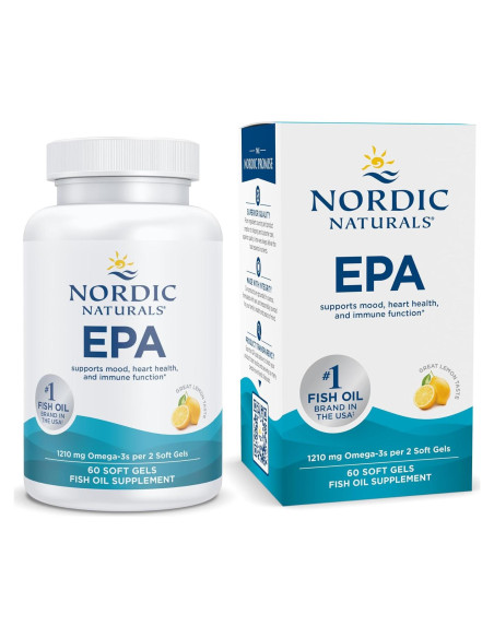 Nordic Naturals EPA Omega-3 Limón 60 Geles Blandos 1210 mg Nordic Naturals EPA Omega-3 Limón 60 Geles Blandos 1210 mg