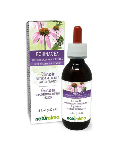 Tintura de Echinacea Naturalma 118 ml - Suplemento Herbal Vegano