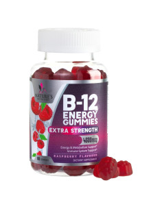 Gomitas de Energía Vitamina B12 Nature's Nutrition 4500 mcg 60 Unidades
