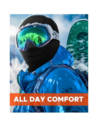 Máscara de Esquí Balaclava BEACE Forro Polar Térmico Unisex