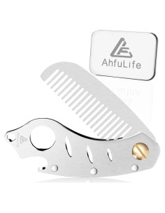 Peine Plegable Multifuncional AhfuLife de Acero Inoxidable