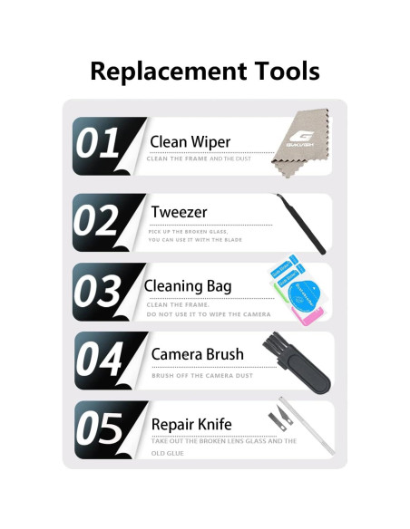 Reemplazo Cristal Lente Cámara iPhone 11 GVKVGIH Kit Herramientas Reemplazo Cristal Lente Cámara iPhone 11 GVKVGIH Kit Herramientas