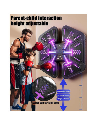 Máquina de Boxeo Inteligente LITTCO con Guantes y Bluetooth