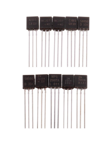 Kit de Transistores de Potencia BOJACK 250 Piezas PNP NPN