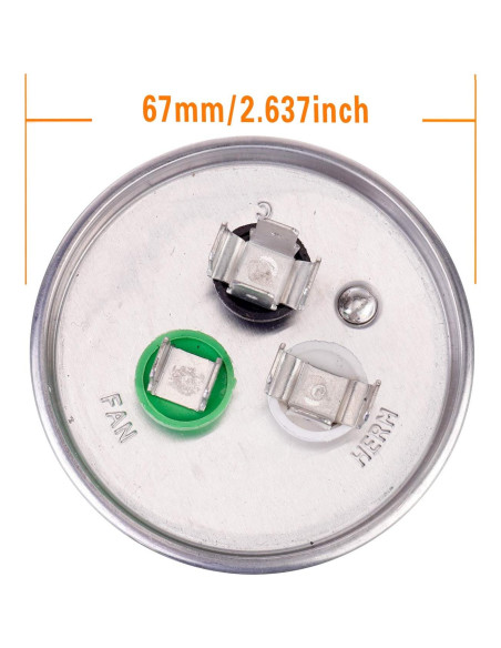 Capacitor CBB65B HUAREW 50/5 uF 370/440V para Aire Acondicionado Capacitor CBB65B HUAREW 50/5 uF 370/440V para Aire Acondicionado