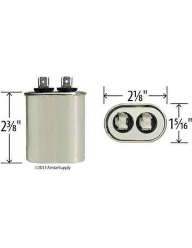 Capacitor de Arranque Ovalado AmRad 7.5 uF 370/440V