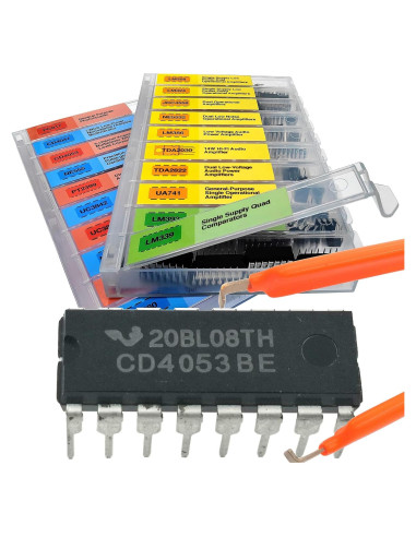 Kit de Circuitos Integrados 161 Piezas 20 Modelos con Alicate IC
