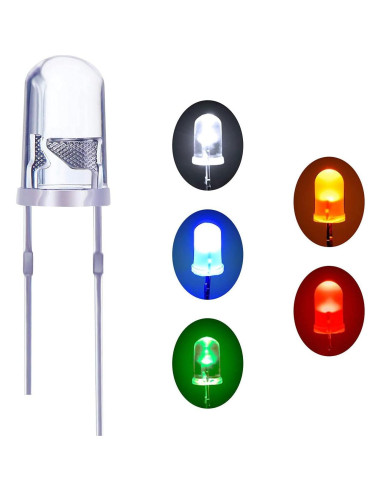 Kit 50 Diodos LED 5mm Brilinker 20mA 6V-13V Proyectos DIY