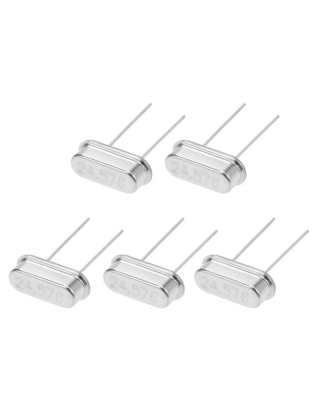 Osciladores de Cristal de Cuarzo DIP uxcell 24.576MHz 5 Pcs Osciladores de Cristal de Cuarzo DIP uxcell 24.576MHz 5 Pcs