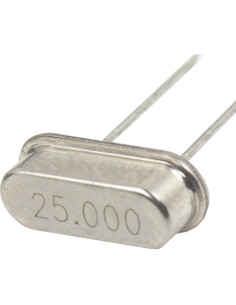 Cristal Oscilador Pasivo de Cuarzo 25MHz 10pcs Whiteeeen 2