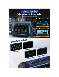 Osciloscopio Digital FNIRSI 2C53P 3en1 50MHz 250Ms/s 2