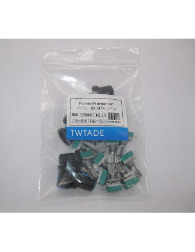 Potenciómetros Lineales TWTADE 12 Pcs 5k-500k Ohm 3 Pines