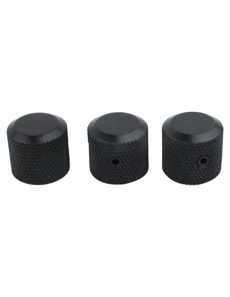 Guyker Perillas de Potenciómetro de Latón 6mm - 3 Piezas Negras Guyker Perillas de Potenciómetro de Latón 6mm - 3 Piezas Negras
