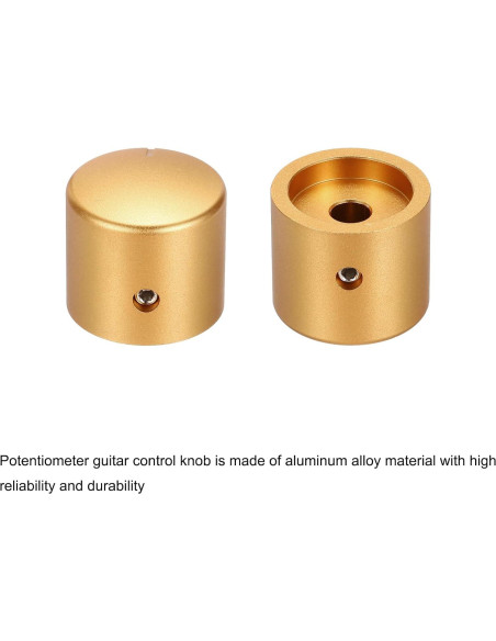 Perillas de Potenciómetro Aluminio MECCANIXITY 3 Pcs 6mm Dorado Perillas de Potenciómetro Aluminio MECCANIXITY 3 Pcs 6mm Dorado