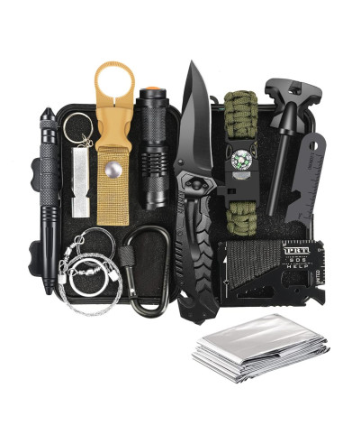 Kit de Supervivencia 14 en 1 TRSCIND para Aventura