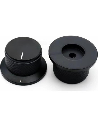Perilla de Control Rotativa Aluminio Szliyands 44x25mm Negra