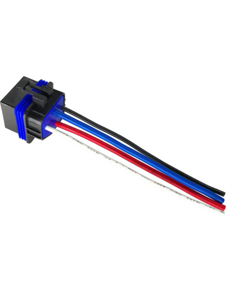 Relé Automotriz 4 Pines Ronybuy 12V 40A IP65 con Arnés Relé Automotriz 4 Pines Ronybuy 12V 40A IP65 con Arnés