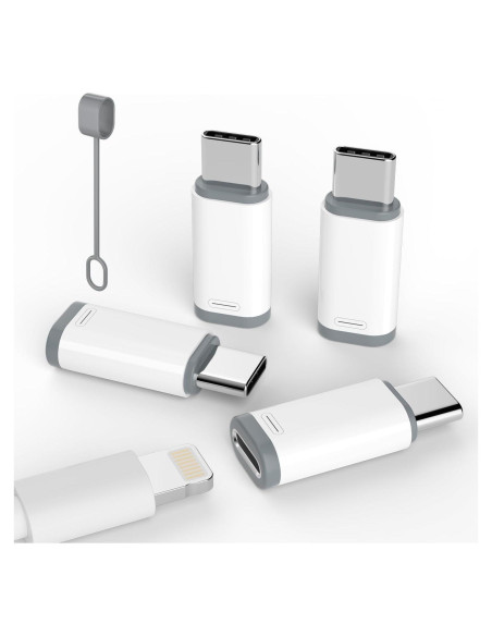 Paquete de 4 Adaptadores Lightning a USB C Thousover03 Paquete de 4 Adaptadores Lightning a USB C Thousover03