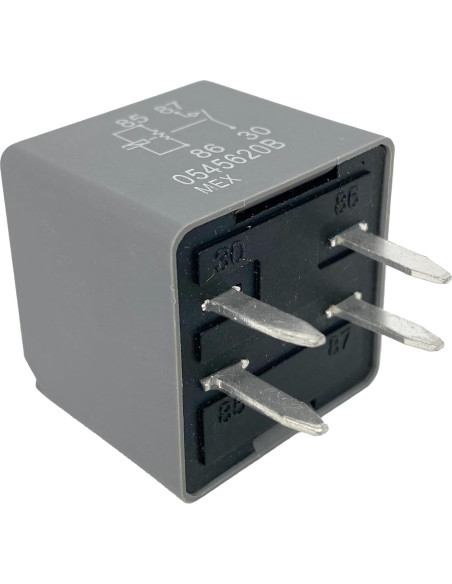 Paquete de 2 Relés Automotrices Sonzrod 30A 12VDC 4 Pines SPST Paquete de 2 Relés Automotrices Sonzrod 30A 12VDC 4 Pines SPST
