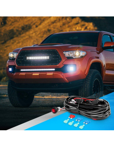 Kit de Cableado LED Nilight 16AWG 12V con 2 Conectores