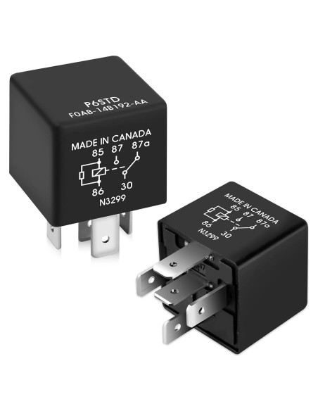 Relé Automotriz Gfdoso P6SDT FOAB-14B192-AA 12V 40A 5 Pines Relé Automotriz Gfdoso P6SDT FOAB-14B192-AA 12V 40A 5 Pines