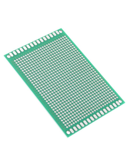 Placa PCB Doble Cara 7x10cm uxcell para Proyectos Electrónicos Placa PCB Doble Cara 7x10cm uxcell para Proyectos Electrónicos