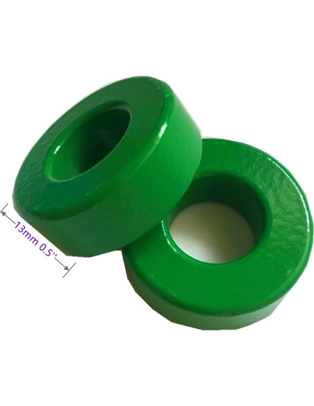 Núcleo de Transformador Toroidal Ferrita 38x19x13mm 4pcs Núcleo de Transformador Toroidal Ferrita 38x19x13mm 4pcs