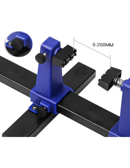 Soporte Ajustable para Placa de Circuito DEVMO SN-390 20x14cm Soporte Ajustable para Placa de Circuito DEVMO SN-390 20x14cm