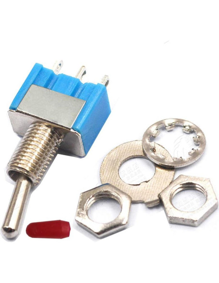 Interruptor de Palanca VONVOFF SPST 3A 250VAC Pre-cableado 10pcs Interruptor de Palanca VONVOFF SPST 3A 250VAC Pre-cableado 10pcs