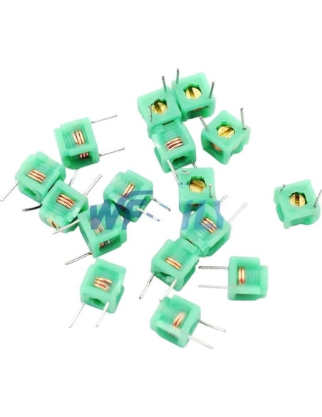 Bobina Inductora Ajustable PINAOLANI 20PCS 5x5mm 2.5T 3.5T Bobina Inductora Ajustable PINAOLANI 20PCS 5x5mm 2.5T 3.5T